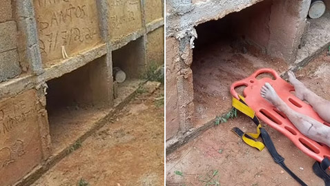سُحبت حية من القبر.. حادثة غريبة لـ امرأة دُفنت 10 ساعات ونجت!