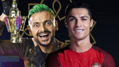رونالدو ضحية مقالب رامز جلال 