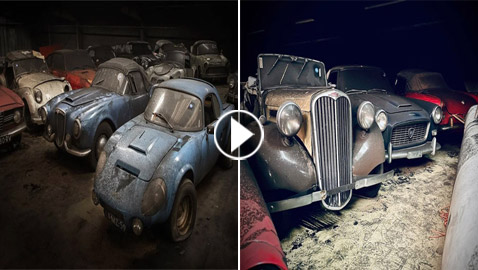 عرض سيارات كلاسيكية نادرة بمزاد بعد العثور على 230 مركبة مخبأة بهولندا