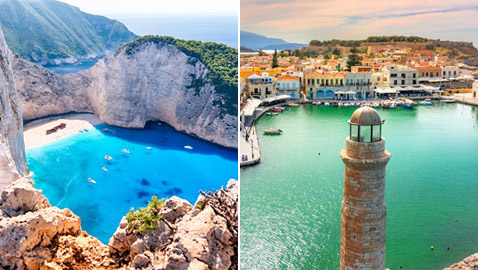 اليونان وجهة سياحية جاذبة لعشاق الشواطئ والمناظر الطبيعية.. صور