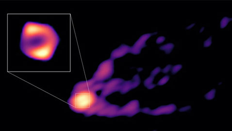 صورة جديدة لثقب أسود تكشف 