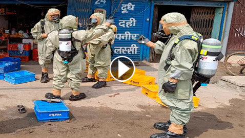 جثث زرقاء.. تسرب للغاز أمام محل ألبان يتسبب بكارثة في الهند