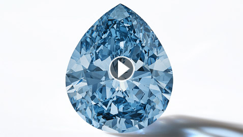 ماسة زرقاء عمرها مليار عام تزن 2 غرام للبيع بأكثر من 25 مليون دولار