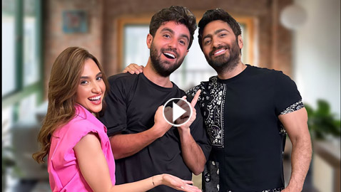 فيديو: تامر حسني يفاجئ اليوتيوبر السعودي غيث مروان ويحتفل معه ومع عروسه قبل الزفاف