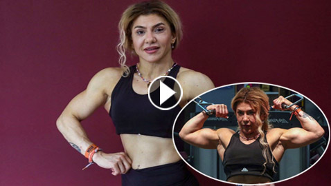 للتشجيع على المساواة.. العراقية شيلان تمارس كمال الأجسام باحترافية