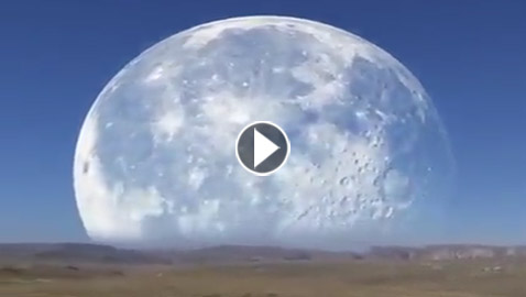 فيديو مرعب للقمر يحجب الشمس كليا ويُظلم السماء.. حقيقة أم خيال؟