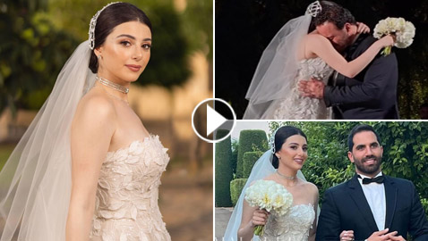 صور وفيديو زفاف العروس ماريتا عاصي الحلاني.. وديو يجمعها بوالدها ووالدتها كوليت ملكة الجمال السابقة