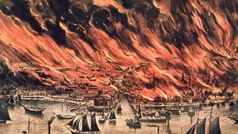 قصة حريق حجب السماء عن أمريكا.. وقتل ألف شخص