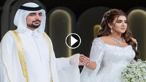 صور حفل زفاف الشيخة مهرة بنت محمد آل مكتوم.. رقي وفخامة وأناقة..