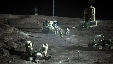 جنوب القمر يمكن أن يكون مناسباً لحياة البشر