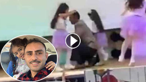 ملايين المشاهدات لفيديو رائع: أب أردني يصعد للمسرح ليرقص مع طفلته ويخطف القلوب