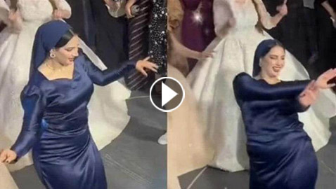 فيديو مثير: رقص ياسمين (صاحبة الفستان الأزرق) يؤدي لطلاقها ومنتج يبحث عنها ليجعلها نجمة