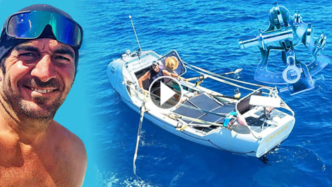 ضاع بالبحر 33 يوما حتى ظنوه ميتا! إنقاذ أمريكي كان يلف العالم بقاربه