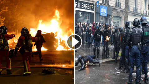 45 ألف شرطي بالشوارع.. فرنسا تتأهب: أخلت مناطق سياحية وألغت فعاليات موسيقية مع تصاعد حدة الاحتجاجات