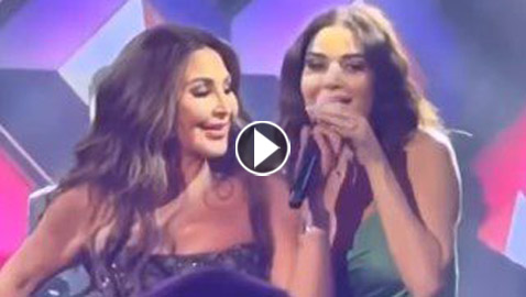 فيديو وصور:  إليسا تغني مع سيرين عبد النور على المسرح.. من صوتها أجمل؟