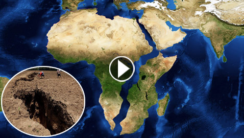 ظهور صدع هائل وخطير في أفريقيا وعلماء يحذرون من انشطار 