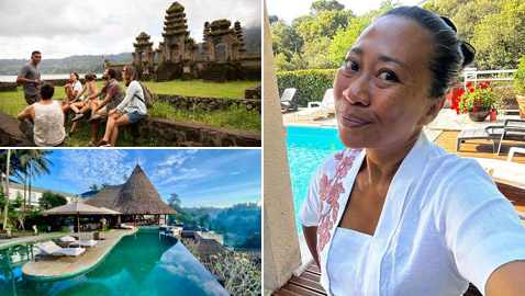 امرأة يلجأ إليها السياح المشاغبين في بالي.. من هي وما قصتها؟ صور
