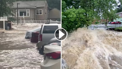 بالفيديو: فيضانات خطيرة في نيويورك والسلطات تعلن حالة طوارئ