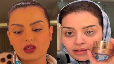 صور: بدور البراهيم تُشبه نفسها بشريهان والجمهور يهاجمها ساخرا بصورة صادمة لها بدون مكياج!