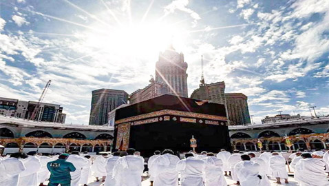 مكة المكرمة تشهد اليوم ظاهرة فلكية.. تعامد أخير للشمس على الكعبة