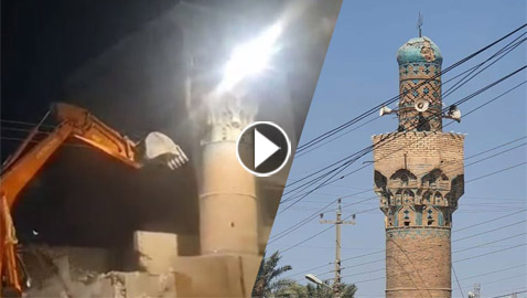 هدم مسجد تاريخي 