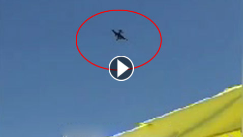 فيديو طائرة حربية تسقط في البحر ويقفز منها الطيار ثم يلفظ أنفاسه