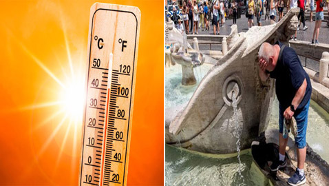 أوروبا تزداد سخونة ودرجات الحرارة في الصين وأمريكا تصل إلى 50 مئوية