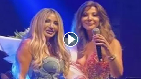 صورة نانسي عجرم وفتاة إسرائيلية تثير اتهامات بالتطبيع! هل على المطرب فحص هوية المعجب؟