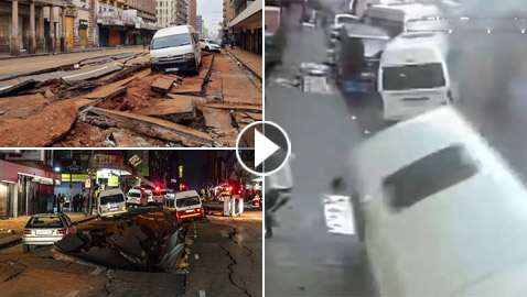 الشارع طار.. إصابة 41 شخصا بانفجار غامض في جوهانسبرغ.. فيديو