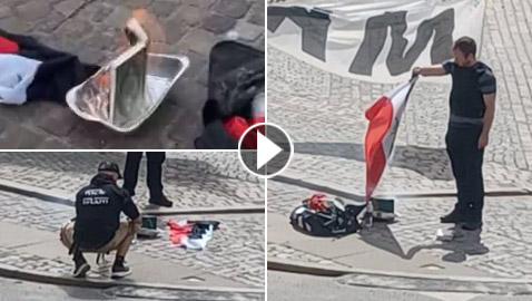 بعد السويد.. متطرفون بالدنمارك يحرقون نسخة من القرآن أمام سفارة العراق