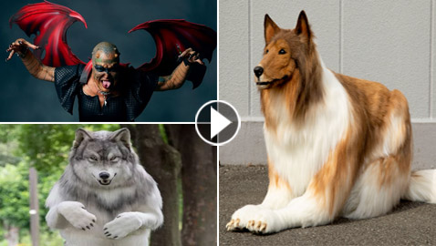 أحدهم أصبح تنينا وآخر كلبا.. أغرب 5 أشخاص حولوا أنفسهم إلى حيوانات