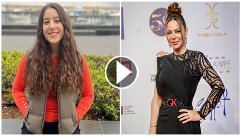 فيديو و صور: سوزان نجم الدين فخورة بدخول ابنتها كلية الطب في امريكا.. ما قالته مؤثر