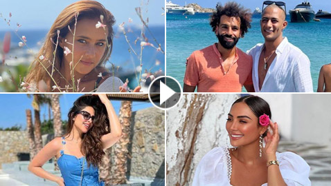 9 نجمات ونجوم يتألقون بإطلالات صيفية تشعل الأجواء بجزيرة ميكونوس في اليونان