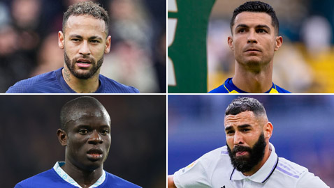 رونالدو ونيمار بينهم.. ترتيب أعلى 10 لاعبين أجرا في الدوري السعودي
