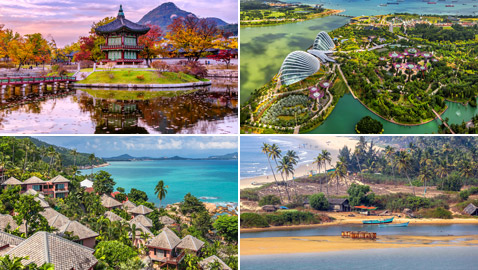 صور: 4 وجهات سياحية رومانسية مناسبة لرحلات شهر العسل في آسيا