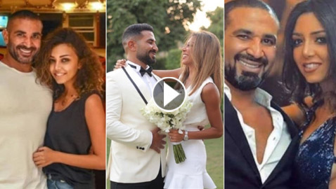 أحمد سعد وزوجته علياء بسيوني في لقاء سابق ايام الوفاق!