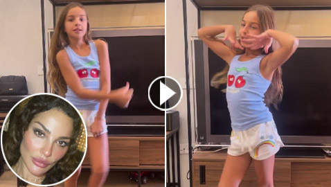 فيديو ابنة نادين نسيب نجيم تبهر الجميع ببراعتها في الرقص.. شقراء تشبه والدها