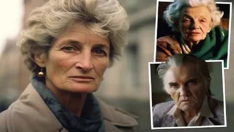 الذكاء الاصطناعي يرسم مشاهير راحلين في عمر الشيخوخة