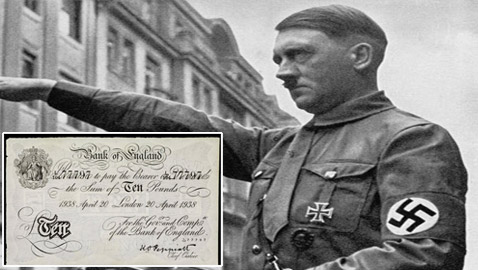 بنقود مزيفة.. حاول النازي هتلر تدمير بريطانيا