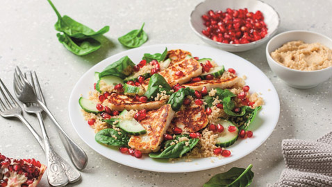 اليكم طريقة تحضير سلطة البرغل والحلوم