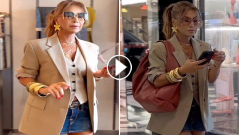 فيديو وصور نوال الزغبي بتنورة قصيرة جدا.. بدت كالمراهقات والجمهور يهاجمها: احترمي عمرك (52)!
