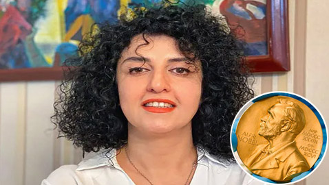 الناشطة الإيرانية المسجونة نرجس محمدي تفوز بجائزة نوبل للسلام 2023