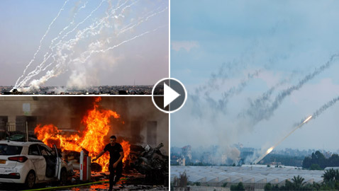 وابل من الصواريخ تطلقها فصائل بغزة على إسرائيل.. واشتباكات بين حماس والجيش الإسرائيلي عند حدود القطاع