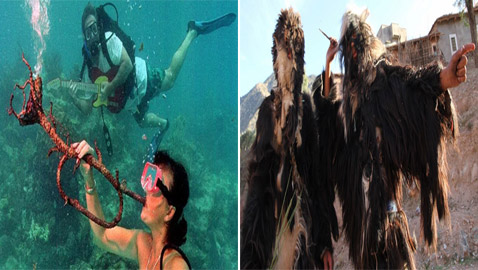 ارتداء جلود الخرفان بالمغرب والعزف تحت الماء بفلوريدا.. أغرب مهرجانات حول العالم