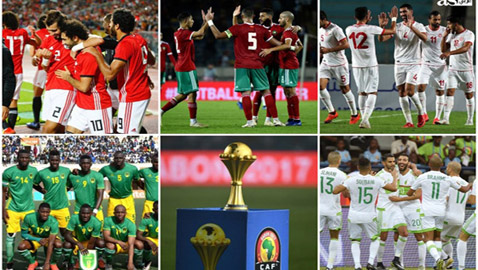 5 منتخبات عربية تنتظر حسم مصيرها فى قرعة أمم أفريقيا غدا