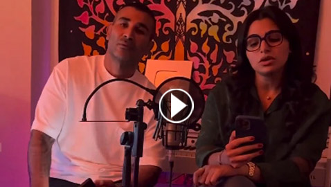 فيديو وصور أحمد سعد يغني مع حبيبته اللبنانية الفائقة الجمال.. هل يقهر طليقته علياء بسيوني؟