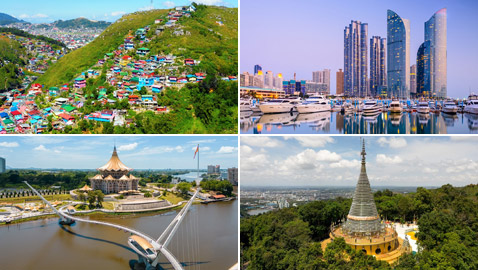 صور: وجهات آسيوية متهاودة التكاليف للسفر إليها في نهاية العام