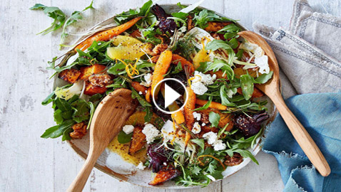 إليكم طريقة تحضير سلطة الخريف الشهية والمغذية (فيديو)