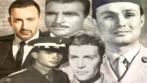نجوم كانوا ضباط وخلعو 