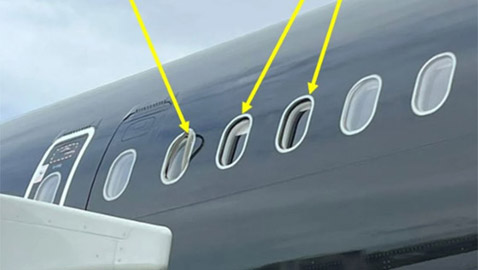 ضجيج يؤذي السمع وبرودة.. طائرة بلا نوافذ بأغرب حادث!